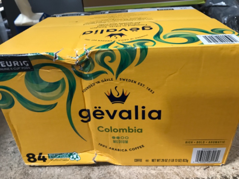 Photo 2 of **EXPIRES 06/02/2024** Gevalia Coffee, Medium, Colombia, K-Cup Pods - 84 pods, 29 oz