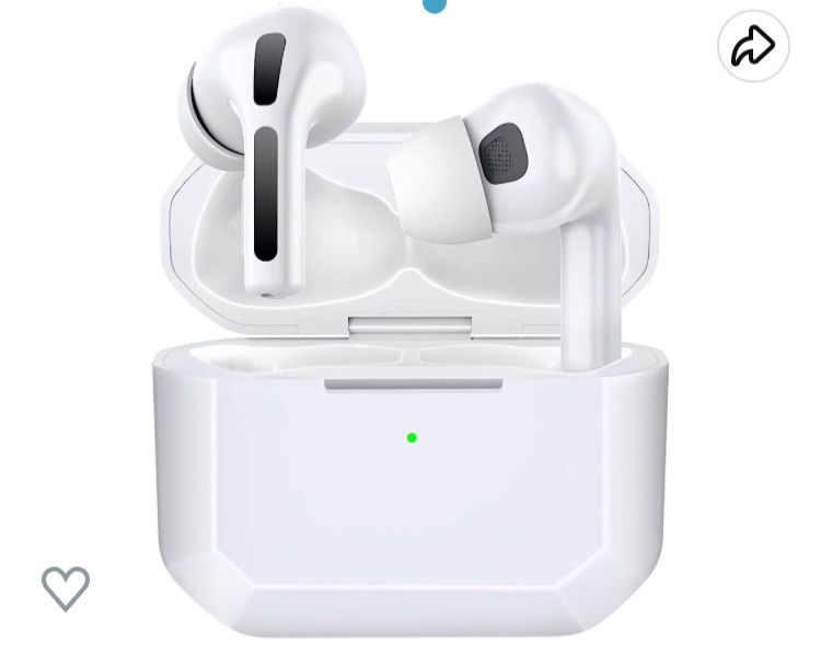 Photo 1 of Wireless Earbuds Hybrid Active Noise Cancelling Bluetooth 5.3 True Bluetooth Headphones with Wireless Charging Case 4 Mic Call IPX7 Waterproof for TV Smart Phone Computer Laptop Sports White