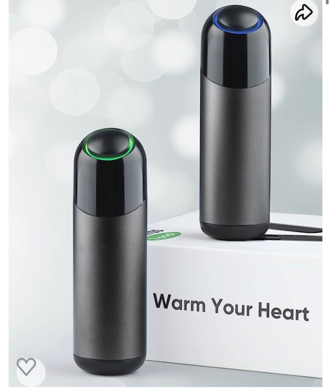 Photo 1 of 2-Pack Rechargeable Hand Warmers - ???° ???????? Electric Heater, 4000mAh*2Packs, Heat Therapy Great for Anyone You Cared About of Women and Men