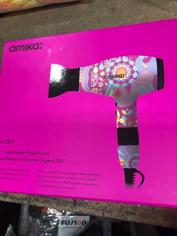 Photo 2 of *** POWERS ON *** Amika the CEO 360° Lightweight Powerhouse Hair Dryer
