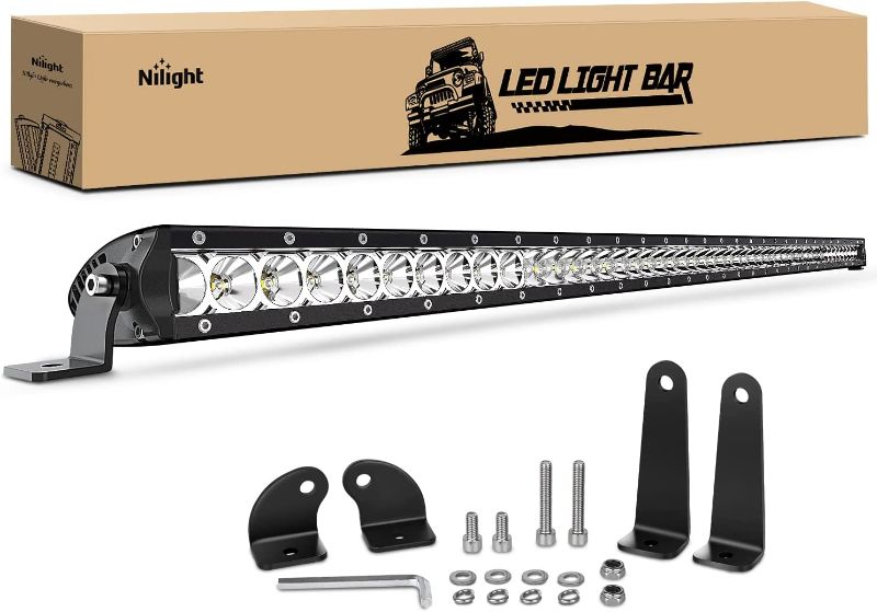 Photo 1 of Nilight LED Light Bar 41Inch 200W Spot Flood Combo Led Off Road Lights with 12V 14AWG Wiring Harness Kit-1 Lead , 2 Years Warranty