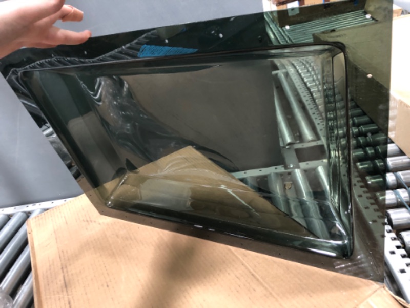 Photo 1 of RecPro RV Skylight Outer Dome | 14" x 22" Universal Outer Skylight (Smoke)