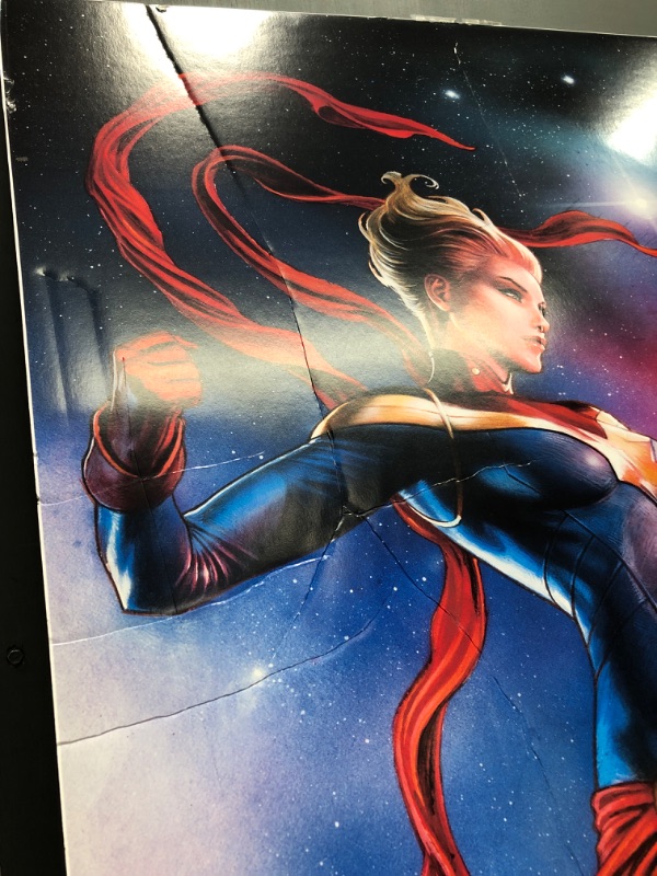 Photo 3 of captain marvel poster /10 condition 