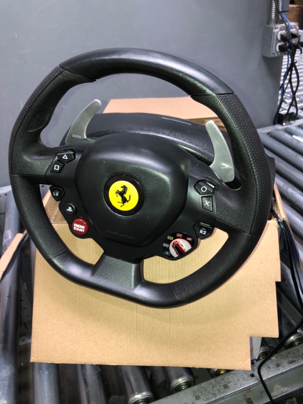 Photo 2 of ****READ NOTES*** Thrustmaster T80 Ferrari 488 GTB Edition Racing Wheel PS4