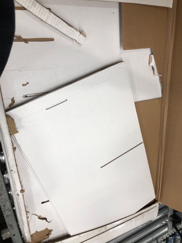 Photo 1 of Used / minor damage ** Classroom Keepers 12" x 18" Construction Paper Storage, 10-Slot, White, 17"H x 27"W x 19"D, 1 Unit Holds 12" x 18" Paper