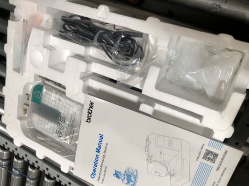 Photo 4 of Brother SE700 Sewing and Embroidery Machine, Wireless LAN Connected, 135 Built-in Designs, 103 Built-in Stitches, Computerized, 4" x 4" Hoop Area, 3.7" Touchscreen Display, 8 Included Feet