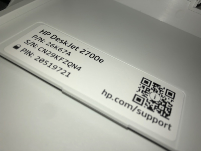 Photo 1 of **SEE NOTES**DeskJet 2755e Wireless Inkjet Printer with 6 months of Instant Ink Included with HP+