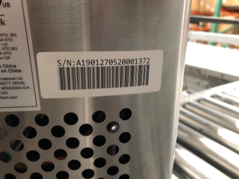 Photo 1 of *POWERS ON BUT DOESN'T FUNCTION PROPERLY** Frigidaire EFIC117-SS 26 Pound Ice Maker, 26 lbs per day, Stainless