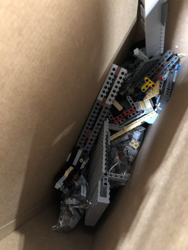 Photo 3 of *USED//MISSING PIECES** LEGO Star Wars Ultimate Millennium Falcon 75192 Expert Building Kit and Starship Model, Best Gift and Movie Collectible for Adults (7541 Pieces)