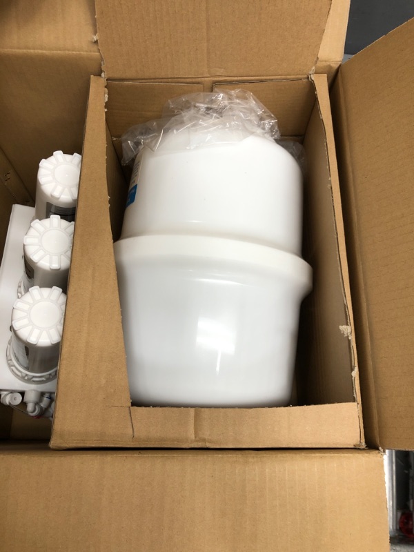 Photo 1 of FS-TFC 5-Stage Reverse Osmosis Water Filtration System 100GPD Fast Flow Plus Extra 4 Filter for Free (FS-RO-100G-A)