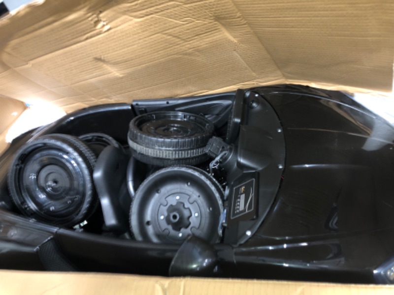 View 7 of MISSING CABLE UNABLE TO TEST** Ride on Car for Kids 12V Licensed McLaren Battery Powered Sports Car with 2 Speeds, Parent Control, Sound System, LED Headlights and Hydraulic Doors (Black)
