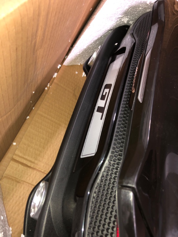 View 5 of MISSING CABLE UNABLE TO TEST** Ride on Car for Kids 12V Licensed McLaren Battery Powered Sports Car with 2 Speeds, Parent Control, Sound System, LED Headlights and Hydraulic Doors (Black)