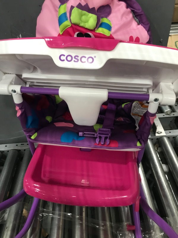 Photo 4 of Cosco Simple Fold Deluxe High Chair, Monster Shelley