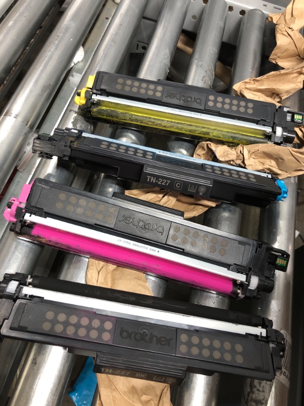 Photo 2 of Brother Genuine TN227BK, TN227C, TN227M, TN227Y High Yield Black/Cyan/Magenta/Yellow Toner Cartridge Set, TN227