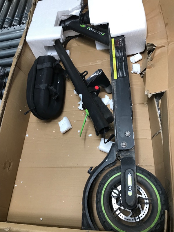 Photo 5 of ***PARTS ONLY***DAMAGED***
Isinwheel Electric Scooter 17/22 Miles Long Range and 19/21 MPH Portable Folding Commuting Scooter for Adults, Dual Suspension & Brakes, App and Scooter...
Style:S9 PRO