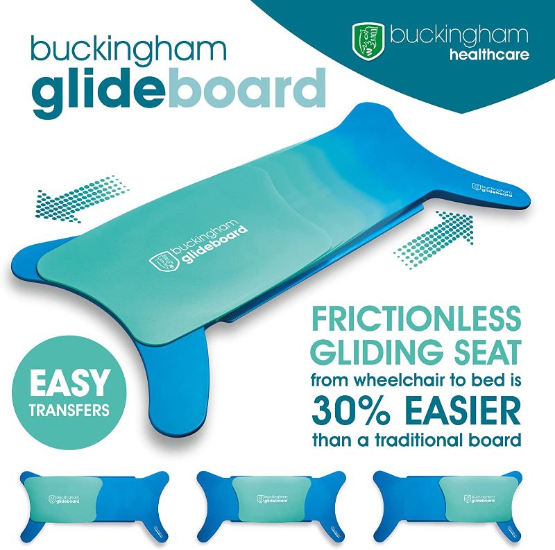 Photo 1 of Buckingham Glideboard Transfer Board Wheelchair Accessories Mobility Aids Wheelchair Transfer Seat Disability Aids for Elderly and Disabled Mobility Aids for The Home Bath Board Furniture Transfers
