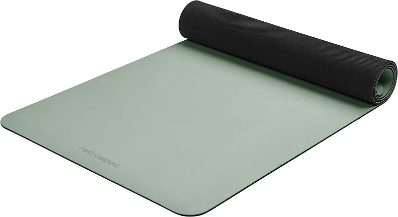 Photo 1 of Retrospec Laguna 5mm Yoga Mat - Fitness Mat for Women, Men & Children, Slip-Resistant and Moisture Absorbing Exercise Mat for Home, Pilates, Yoga and...
