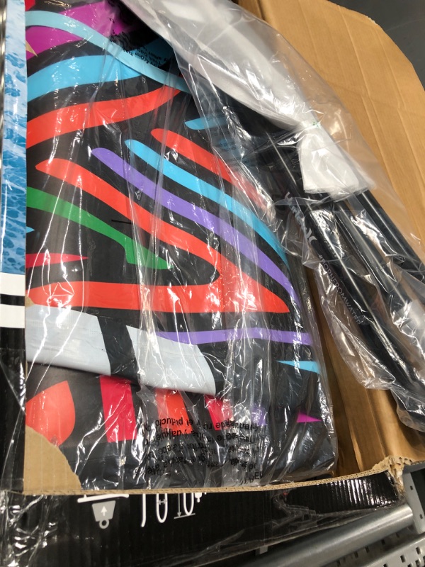 Photo 1 of Hurley PhantomTour 10' 6" Stand Up Paddle Board with Hikeable Backpack, Air Pump, Adjustable Floating Paddle, Coiled Leash, Fin & Repair Kit (Color Wave)                                                                                                      