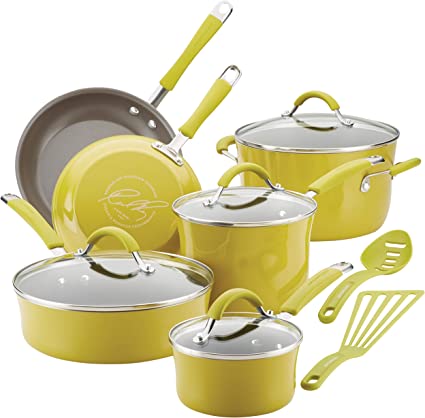 Photo 1 of ***BRAND NEW***
Rachael Ray Cucina Nonstick Cookware Pots and Pans Set, 12 Piece, Lemongrass Green