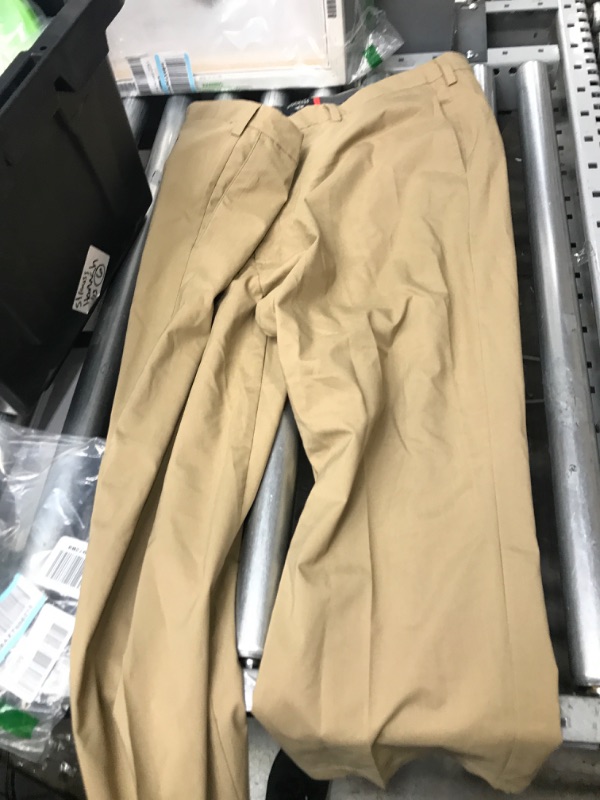 Photo 2 of **USED**
Dockers Men's Straight Fit Signature Lux Cotton Stretch Khaki Pant-Creased SIZE 46