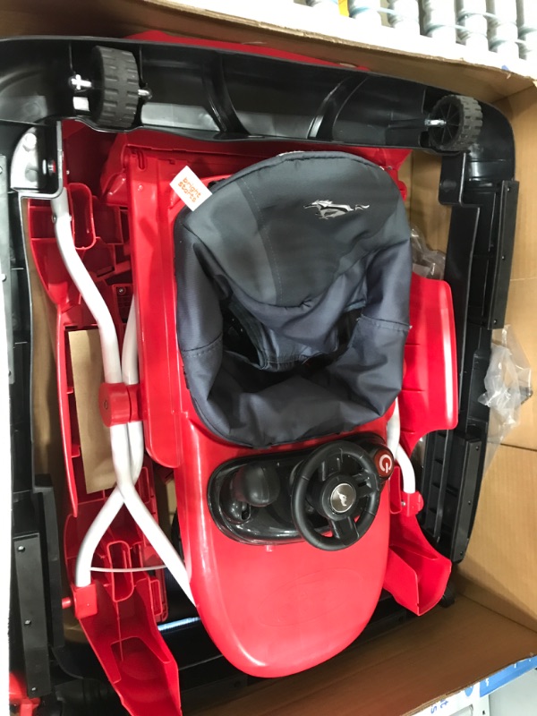 Photo 1 of Bright Starts Ways to Play 4-in-1 Walker - Ford Mustang, Red, Ages 6 Months +, Red Ford Mustang Mustang Red