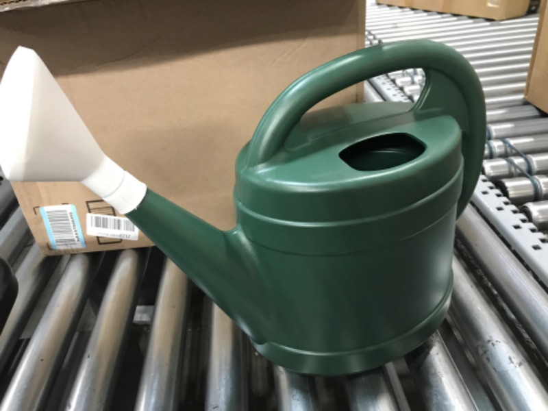 Photo 2 of 2 Gallon Plant Watering Can - Large Plastic Garden Water Pot for Indoor Outdoor Plants Flowers by The HC Companies Green