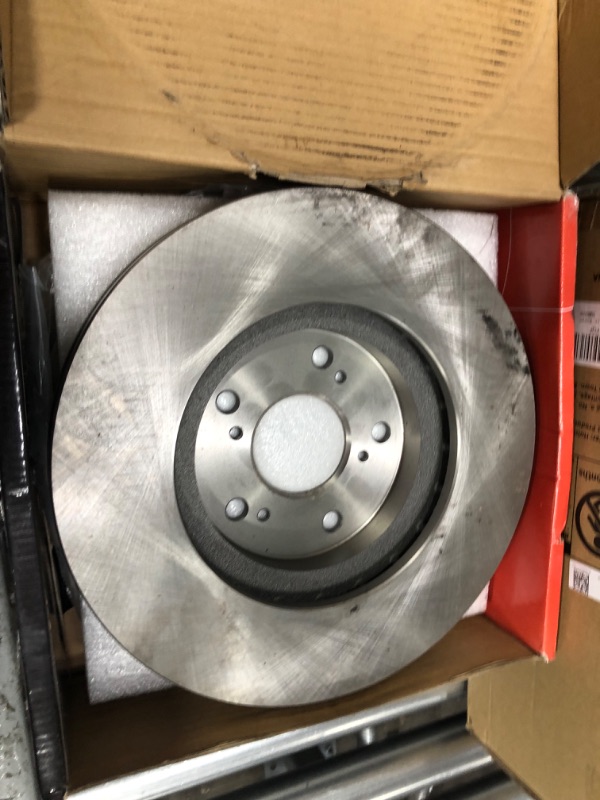 Photo 2 of **NOT COMPLETE MISSING BREAK PADS** A-Premium 11.81 inch(300 mm) Front Vented Disc Brake Rotors + Ceramic Pads Kit Compatible with Select Acura and Honda Models - CL 2001-2003, TL 1999-2008, TSX 2004-2010, Accord 2003-2011, 6-PC Set