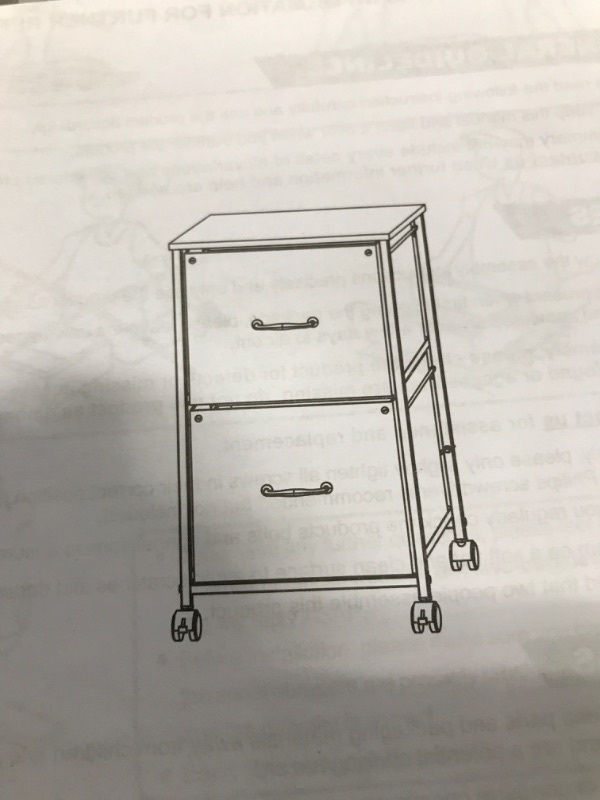 Photo 1 of 2 DRAWER SMALL STAND