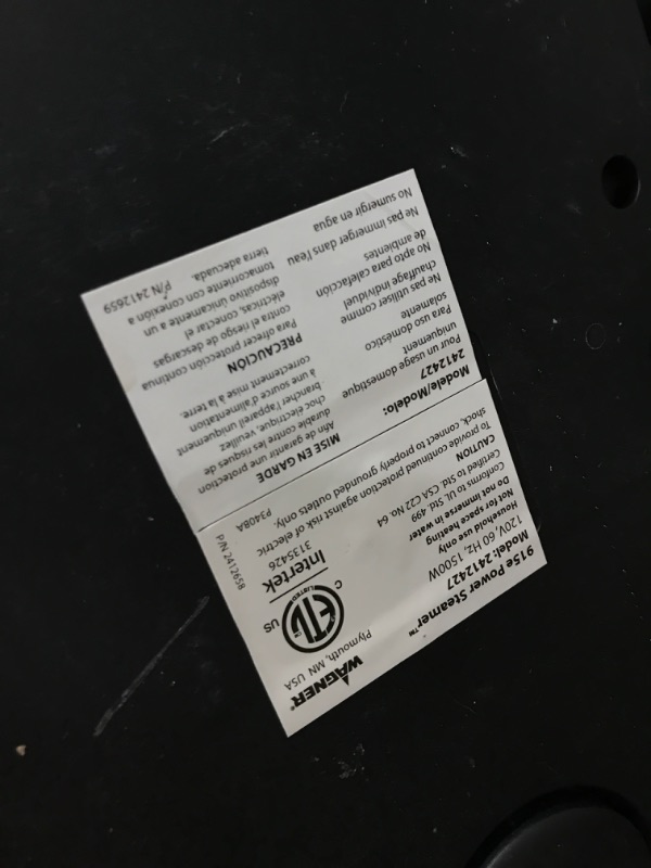 Photo 3 of Wagner Spraytech C900054 905e AutoRight Multi-Purpose Steam Cleaner, 12 Accessories Included, Steamer, Steam Cleaners, Steamer for cleaning, Power Steamer, Color May Vary 905 Steam