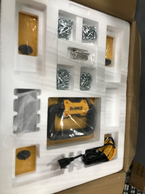 Photo 2 of DeWALT DWXAF101 Air Filtration System, 3-Speed Hanging Ceiling Dust Collectors for Woodworking, Remote Controlled Dust Collection Systems, 2 Stage Filtration, for Shop Garage