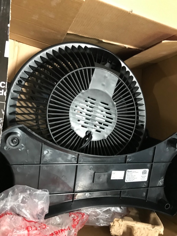 Photo 4 of **BROKEN**
12 in. 3 Speed Whole Room Circulator Floor Fan