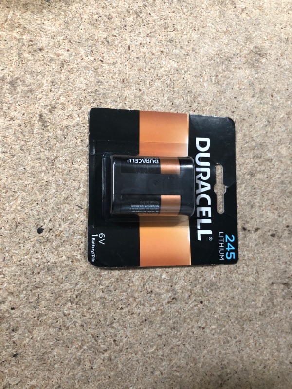 Photo 2 of Duracell Photo Battery 6 V Model No. 245 Carded