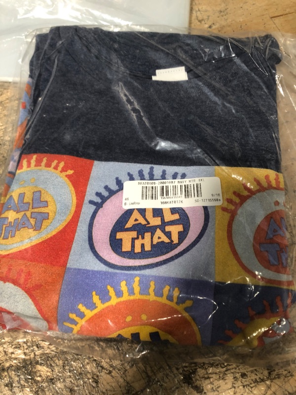 Photo 2 of Nickelodeon Men's Big & Tall Camble That 4X-Large Big Tall Navy Blue Heather