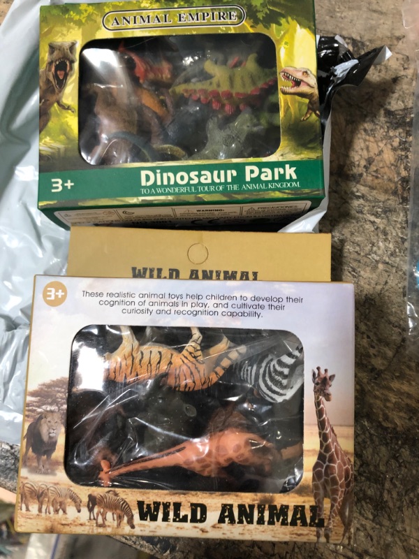 Photo 1 of 24 Pack Dinosaur Zoo Animal Toys Refill Advent Calendar 2022 with Card Box for Kids Boys,24 Days Xmas Countdown Stocking Stuffed Gift Ideas Toy for 3-5 5-7 8-12 Years Old
