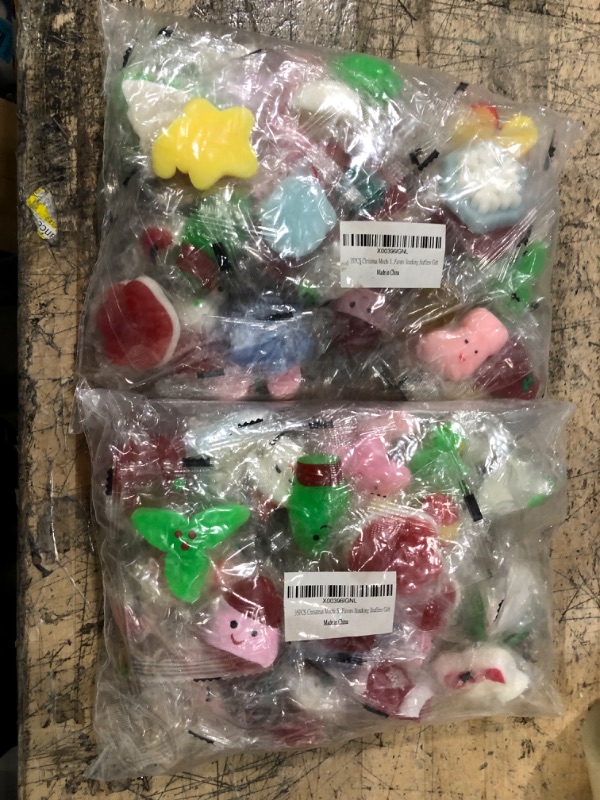 Photo 2 of (BUNDLE OF 2) AHEYE 35PCS Christmas Mochi Squishy Toys Christmas Toys Squishies for Kids Girls Boys Toddlers Christmas Party Favors Stocking Stuffers Gifts