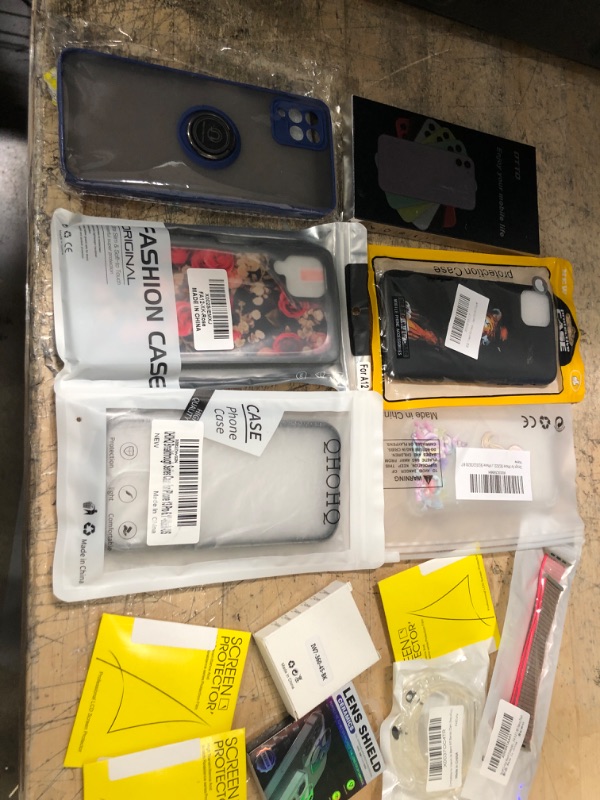 Photo 1 of miscellaneous bundle of phones cases and other electrical goods