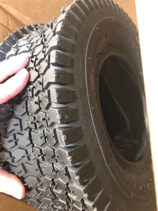 Photo 3 of (2-Set) AR-PRO Replacement 13x5.00-6 Tire and Inner Tube Sets for Razor Dirt Quad Versions 1-18 - Compatible with Yerf Dog, Motovox, and More - Also Compatible with Yard Tractors and Hand Trucks