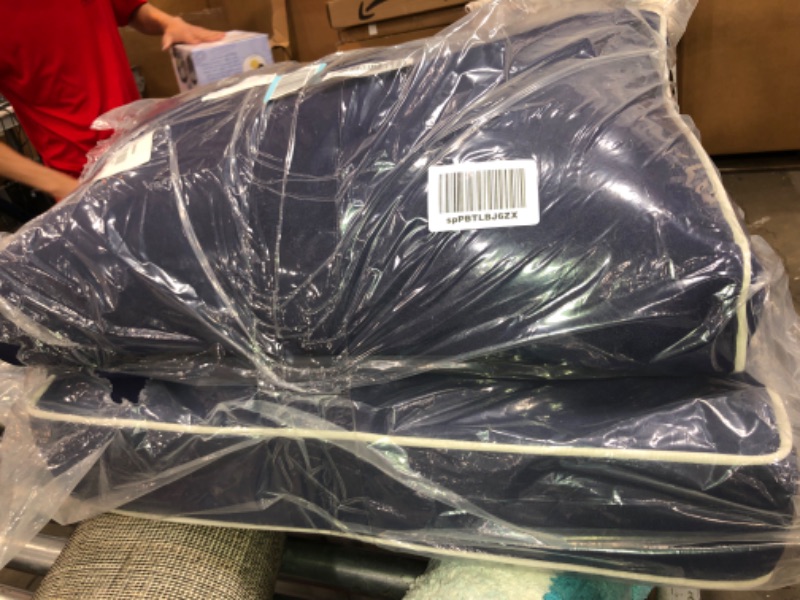 Photo 1 of (LIKE NEW) Navy Blue Padded Cushions Padded Slings, 100% Polyester  & Polyurethane Foam Pad  Creative Living Pillows for Outdoor Patios (Removable Zip-up Covers)