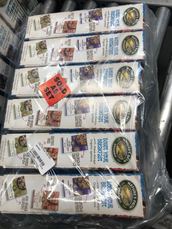Photo 2 of BEST BY -JULY 2023---Nature's Path Organic Flax Plus Multibran Flakes Cereal, 13.25 Ounce (Pack of 6), Non-GMO, 16g Whole Grains, with Omega-3 Rich Flax Seeds Multibran Flakes 13.25 Ounce (Pack of 6)