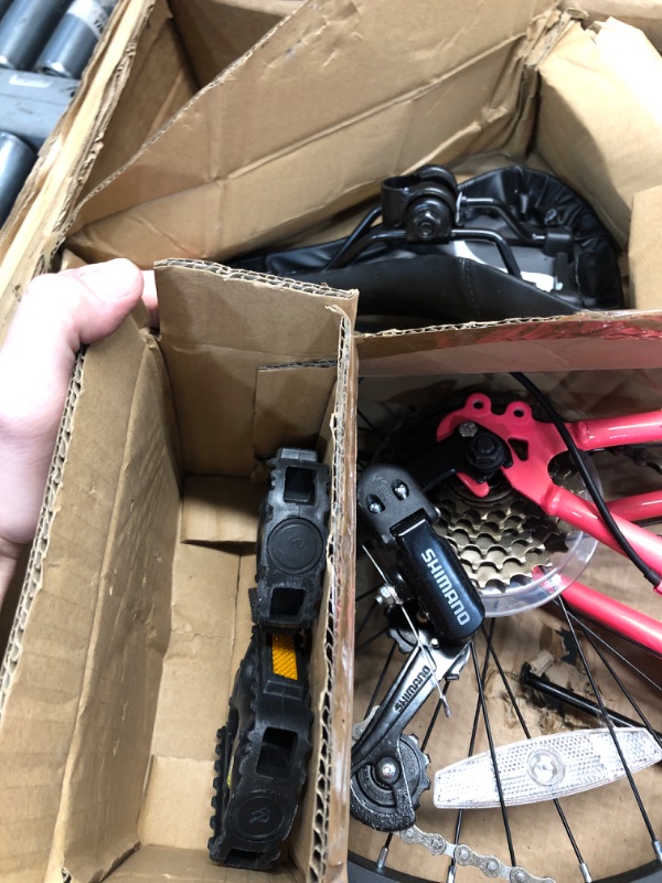 Photo 1 of *unable to test, unknown if damaged* Huffy Kids Hardtail Mountain Bike for Girls, Stone Mountain 20 inch 6-Speed, Solar Flare, 20 Inch Wheels/13 Inch Frame, Model Number: 73818 Solar Flare 20 Inch Wheels/13 Inch Frame Mountain