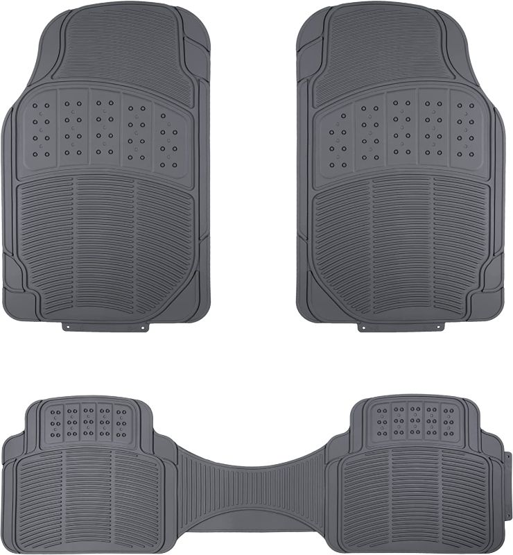 Photo 1 of *stock picture used a reference, car unspecified* Amazon Basics 3-Piece Flexible Car Floor Mat