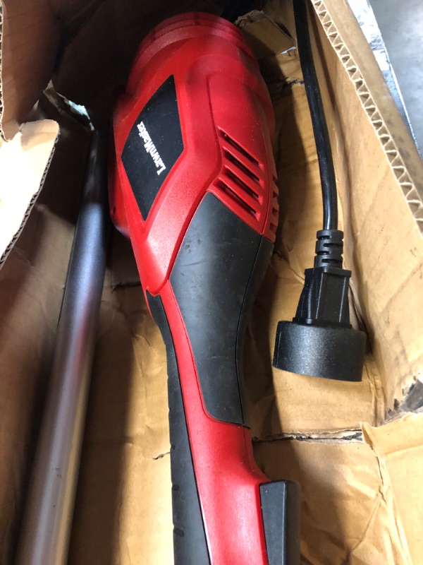 Photo 1 of LawnMaster Red Edition GT1644 Electric String Trimmer 10 Amp 16-Inch Corded Grass Trimmer Lightweight with Shoulder Strap
