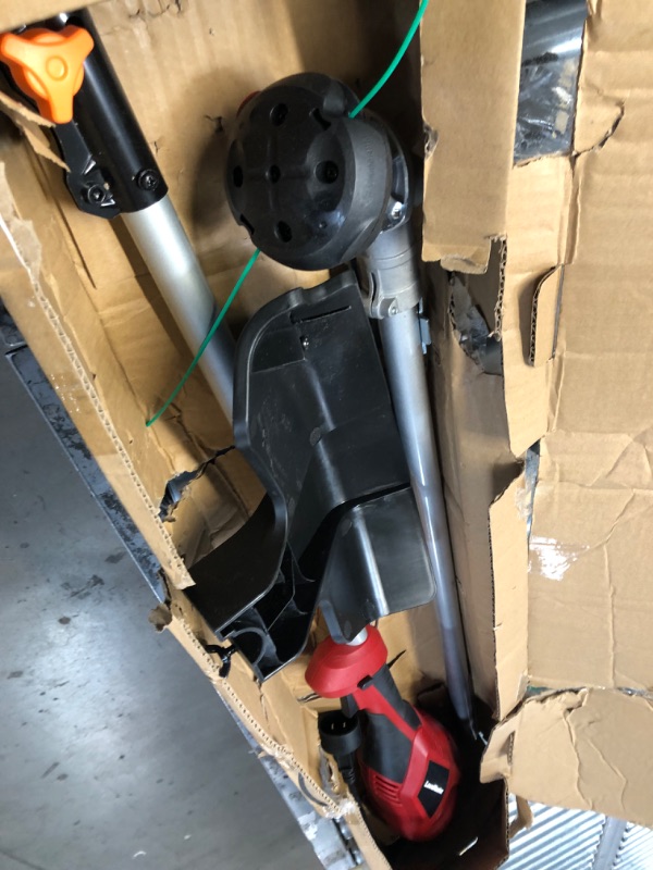 Photo 1 of LawnMaster Red Edition GT1644 Electric String Trimmer 10 Amp 16-Inch Corded Grass Trimmer Lightweight with Shoulder Strap

