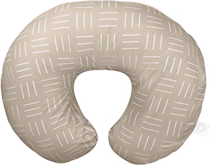 Photo 1 of Boppy Organic Original Nursing Support, FKA Boppy Nursing Pillow, Sand Criss Cross, Ergonomic Breastfeeding, Bottle Feeding, And Bonding, 100% Organic Cotton, Hypoallergenic Fill, Machine Washable
