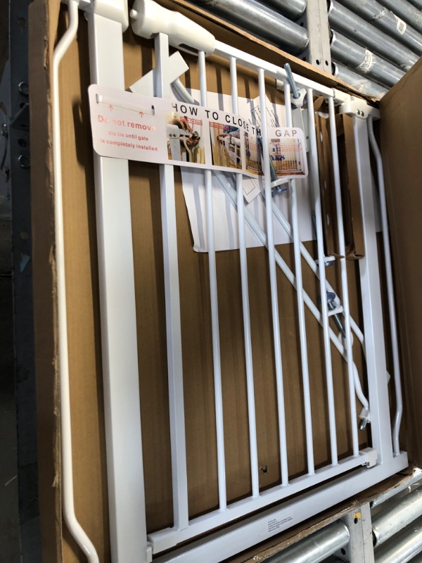 Photo 3 of BalanceFrom Easy Walk-Thru Safety Gate for Doorways and Stairways with Auto-Close/Hold-Open Features, Multiple Sizes 29.1 - 38.5 inch