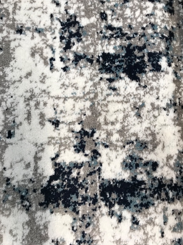 Photo 3 of **MINOR SHIPPING STAIN **Rugshop Distressed Abstract Area Rug 3'3"x 5' Blue
