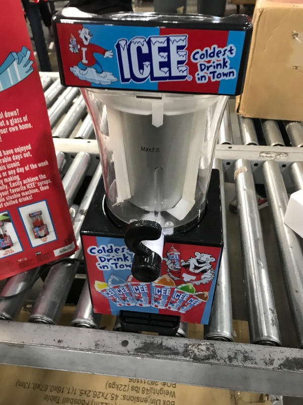Photo 2 of *** TESTED - POWERS ON *** iscream Genuine ICEE Brand Counter-Top Sized ICEE Slushie Maker - Spins Your Pre-Chilled Ingredients with Your Ice into ICEE Slushies!