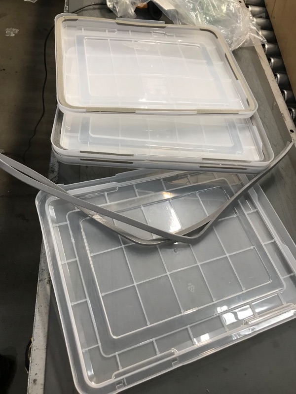 Photo 2 of 
Rubbermaid Commercial Products Food Storage Box Lid 14" x18"  Sizes, Clear (FG330200CLR)