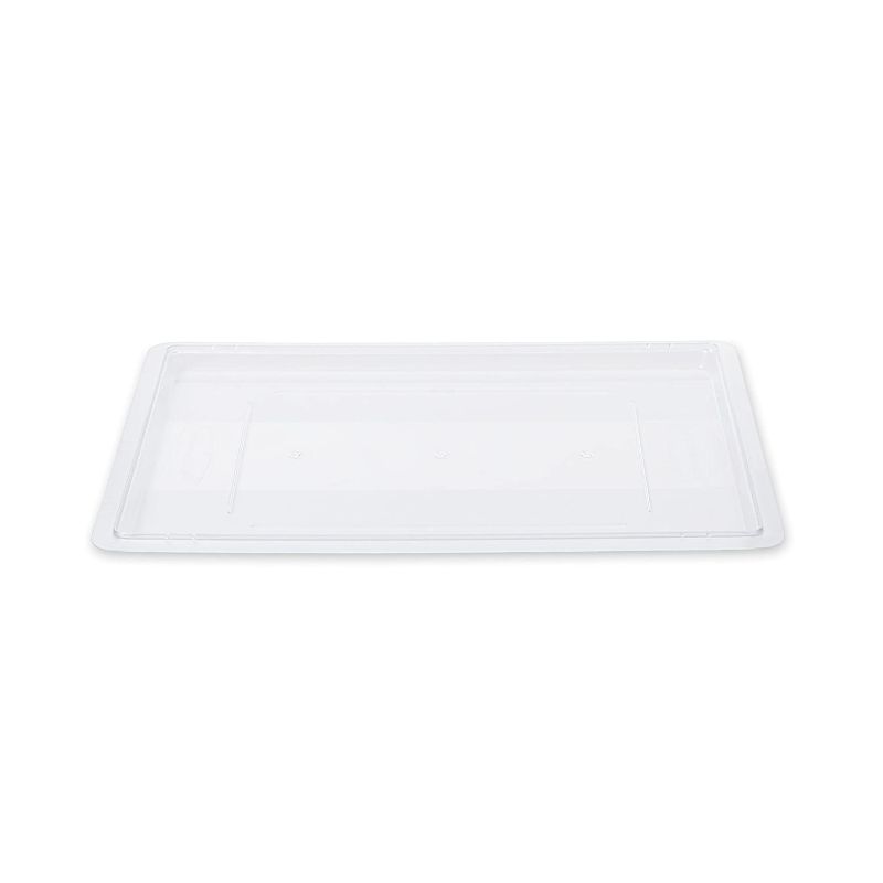Photo 1 of 
Rubbermaid Commercial Products Food Storage Box Lid 14" x18"  Sizes, Clear (FG330200CLR)