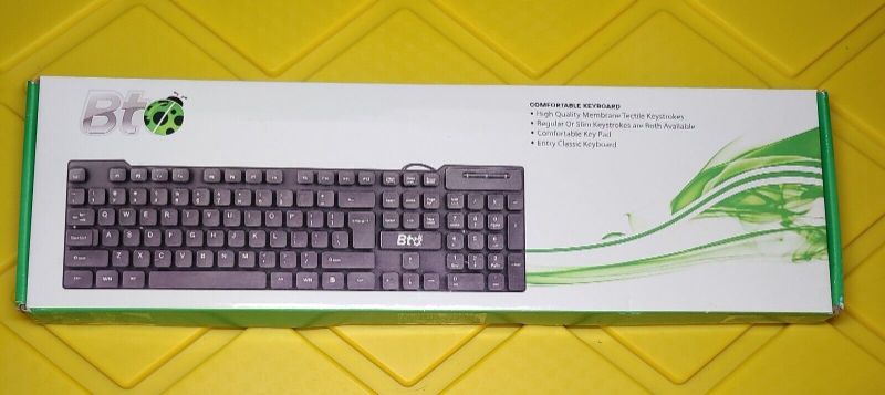 Photo 1 of BT Keyboard Wired Computer New Open Box Entry Classic Comfortable High Quality
